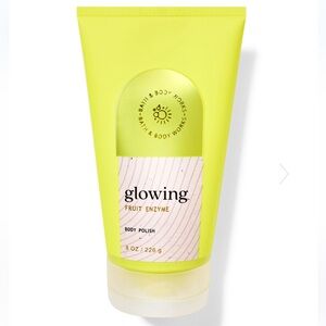 NWT 8 OZ BBW Glowing With Fruit Enzymes Body Polish Bath and Body Works